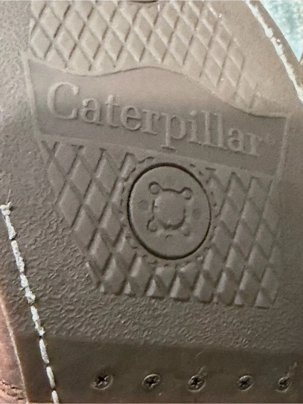Caterpillar Men's Brown Leather and Olive Canvas Chukka Boots